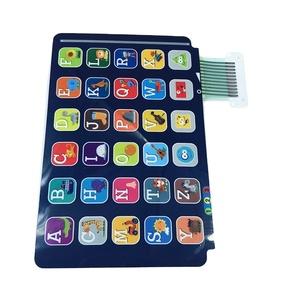 Teclados y teclados Serigrafía Policarbonato Poliéster Etiqueta adhesiva Superposición gráfica con adhesivo para máquina de aprendizaje - Product Image 2