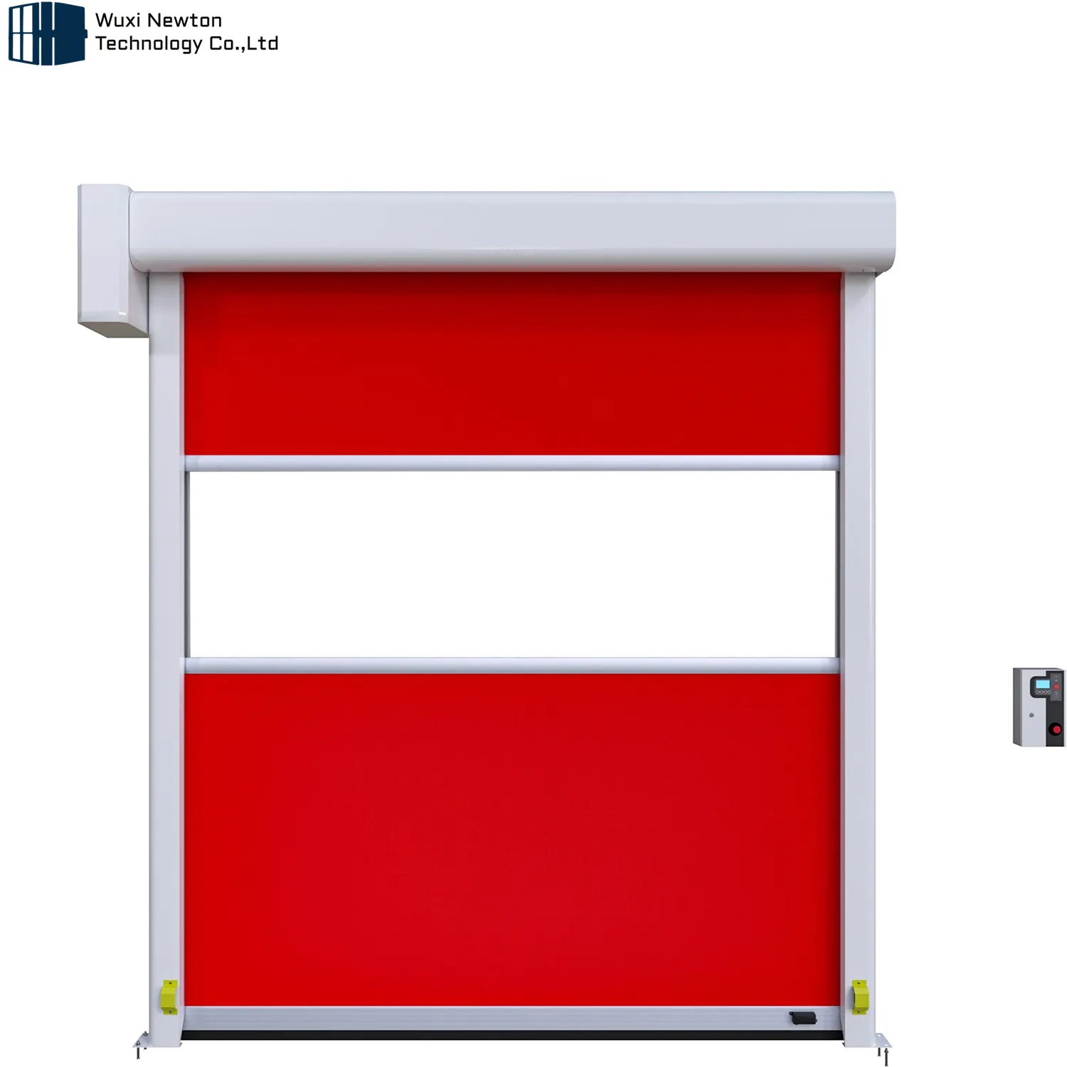 Moderna porta commerciale rapida ad azione rapida automatica magazzino industriale dock porta impilamento ad alta velocità porta in pvc