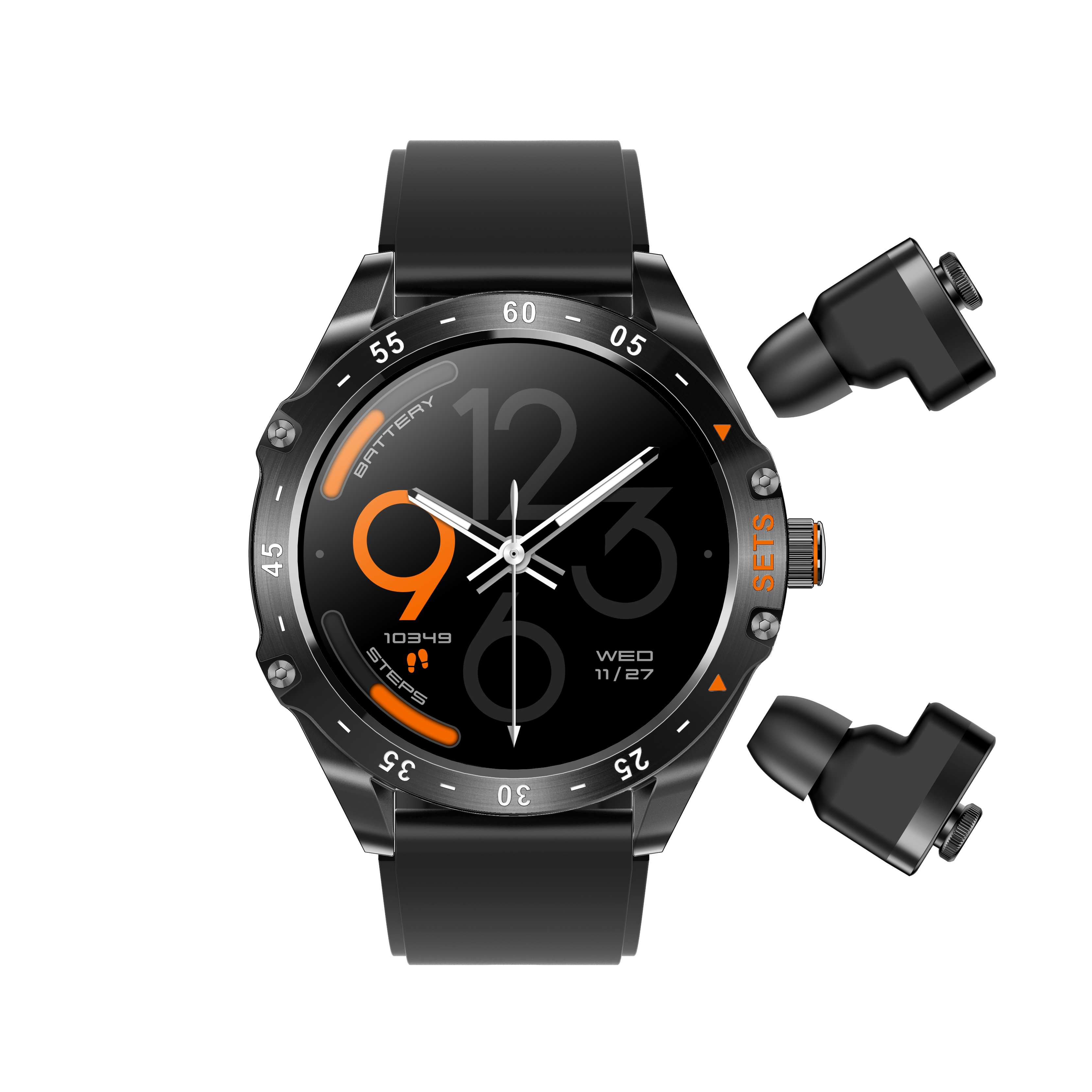 Black dial silicon