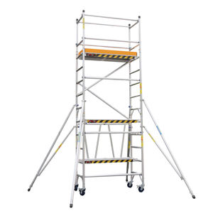 高品質<span class=keywords><strong>5m</strong></span> 10m 15mアルミニウム合金足場タワーモバイル足場建設用