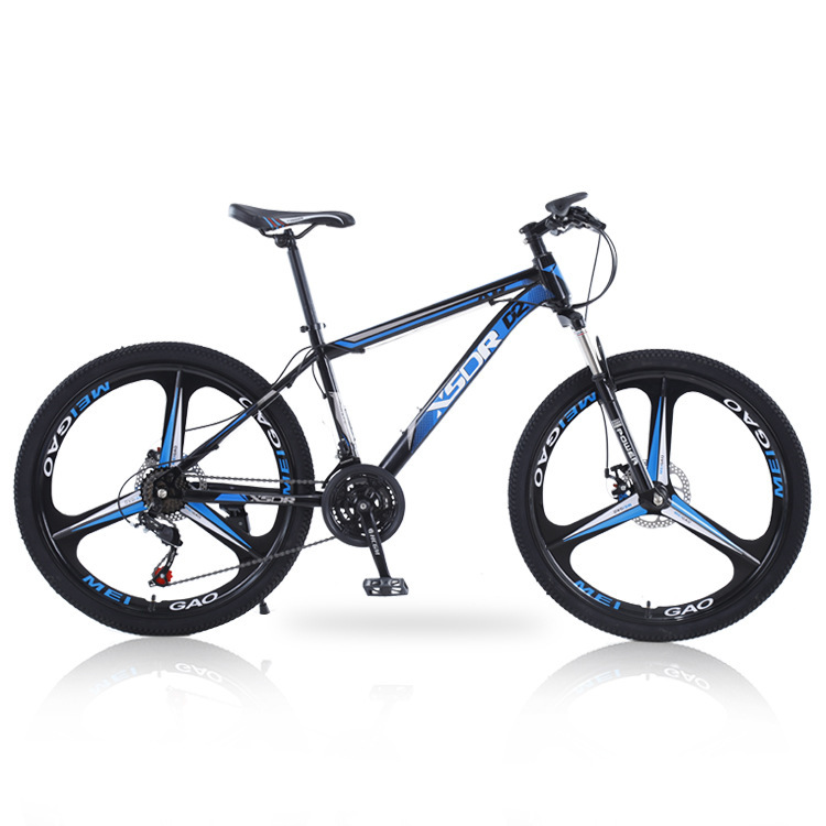 Black and blue three-cutter wheel
