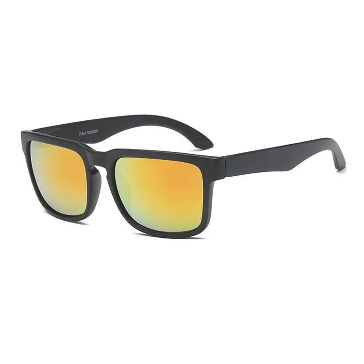 Gafas De Sol con estampado deportivo para hombre, anteojos De Sol con protección masculinos UV400, diseño rectangular, a la moda