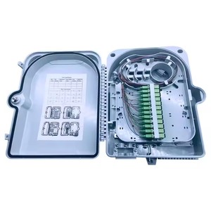 Caja de terminales de fibra óptica de 24 puertos Panel de conexión tipo SC y FC y caja de distribución para redes de telecomunicaciones y exteriores compatibles con 4G - Product Image 5