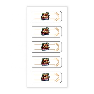 Kéo Tab Cờ Bạc Vé Tùy Chỉnh Mô Hình 5 Cửa Sổ Bóc Giành Chiến Thắng Giải Thưởng Đầy Đủ Màu Sắc In Kỹ Thuật Số - Product Image 3