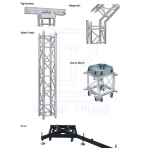 Traliccio di illuminazione dj con sistema di altoparlanti line array per eventi truss stand - Product Image 2