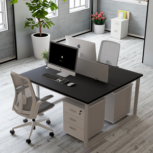 Modernes, prägnantes Design Mobile Workstation Cubicle Office Partition mit Computer Desk für die Arbeit - Product Image 4