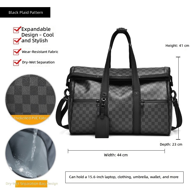 8611 checkered black