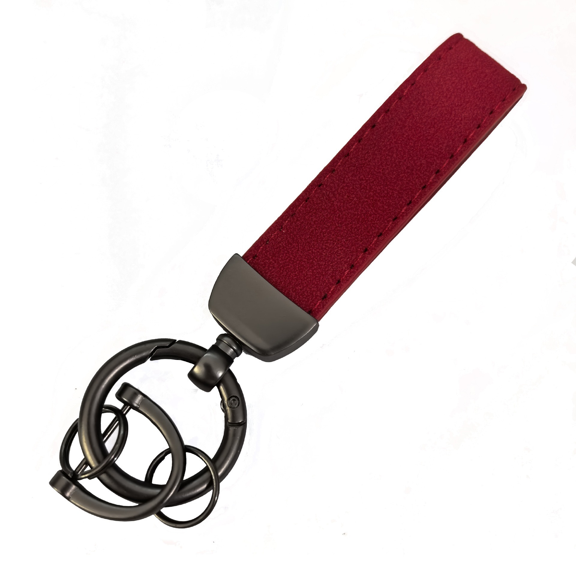 Cordon en cuir rouge