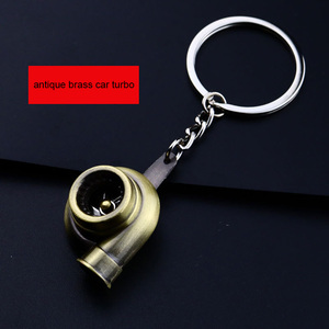 Spinning Rainbow <strong>Turbo</strong> <strong>Key</strong> Chain Six Speed Manual Gearbox Keychain Wheel Tire Rim Keychain
