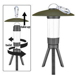 Taşınabilir çok amaçlı <span class=keywords><strong>LED</strong></span> kamp feneri USB tip-c dahili 18650 şarj edilebilir pil uyarı kamp lambası kamp işık