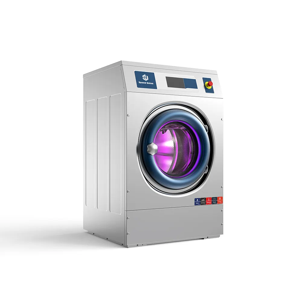 Alta calidad máquina expendedora de lavado comercial apilado lavadora-secadora