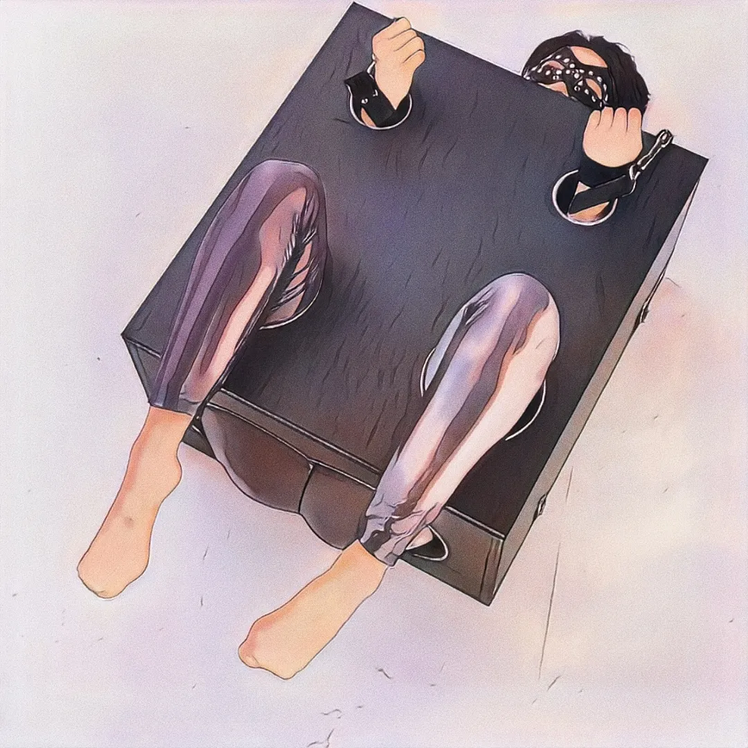 Drop shipping BDSM Accessoires de meubles érotiques Équipement d'esclave contraint Bondage Boîte en bois Séparateur de jambes pour adultes Autres produits sexuels