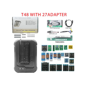 Düşük fiyat T48 (TL866-3G) programcı desteği 28000 + IC T48 USB programcı ile 27 adaptörler değiştirme TL866II artı
