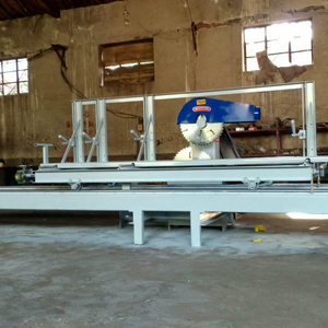 Yuvarlak kütük kesme dairesel kereste fabrikası sürgülü masa motorlu testereler yuvarlak ahşap sürgülü masa testere - Product Image 1