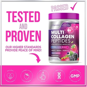 Mikro maddeler çok kollajen peptidleri toz biyotin, tip I Ii Iii kollajen tozu peptidleri - Product Image 2