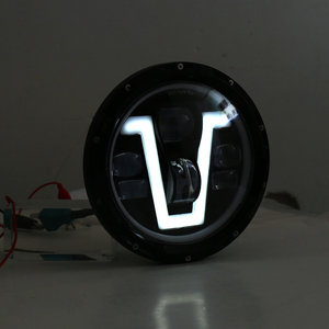 7 inç RGB ışık 70W Offroad LED ışık yuvarlak DRL LED sinyal çalışma ışığı 70W Offroad güçlendirme SUV ATV LED çalışma lambası - Product Image 4