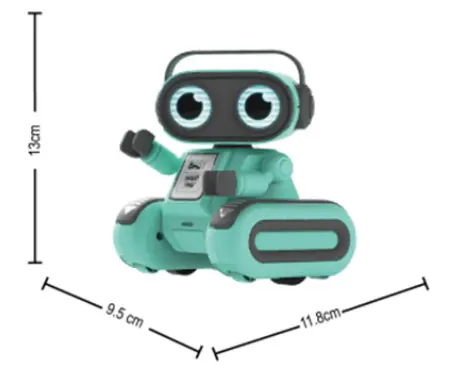 Новинка, 2,4 г, детский радиоуправляемый робот, игрушки с записью, музыкальная подсветка, звук, 360 градусов, ходьба в помещении на открытом воздухе