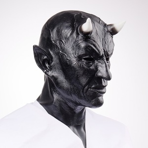 Realistic Demon Cosplay Halloween <strong>Diablo</strong> Mask Scary Devils Belial Latex Helmet Mask with Glove Full Face Ghost Shape for Party - Product Image 6