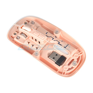 Computer Mini Chargeable <strong>Bluetooth</strong> <strong>Mouse</strong> Detachable Cover Long Battery Life Wireless Silent Keys <strong>Mouse</strong> - Product Image 4