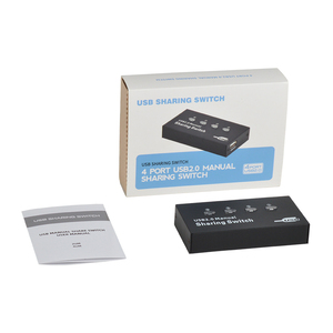 4UM Fjgear手动即插即用钥匙开关控制Usb 2.0共享选择器Usb Kvm开关4端口 - Product Image 5