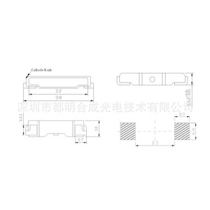 Fabrika 020 LED SMD beyaz ışık kaynağı pozitif arka ışık yama 3806 sıcak soğuk beyaz ve yan ışıkları ile - Product Image 4