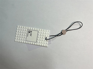 Venta directa de fábrica Hang Custom Tag String Etiquetas promocionales Loop Fastener - Product Image 3