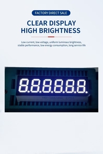 Super helle 0,36-Zoll-7-Segment-Digitalanzeige Hochwertige 6-stellige LED-Steuerung Weiße Farbe EL-Produkt - Product Image 2