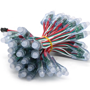 HOUDE LED Pixel WS2811 WS1903 DC5V 12V Digital IP68 Christmas Led Module Light String F8 12ミリメートルRGB LED Pixel Light - Product Image 1