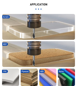 ดอกเราเตอร์สำหรับงานกัดพลาสติก CNC ดอกกัด PVC แบบเกลียวแกะสลักแบบเดี่ยวสามารถปรับแต่งได้3.175สำหรับงานกัดพลาสติก - Product Image 6