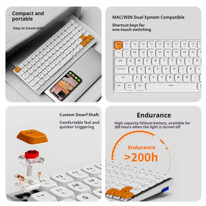 Eweadn Mk84 Rgb Achtergrondverlichting Mechanisch Gaming Toetsenbord Hoge Kwaliteit Lichtgewicht Draagbare Usb-Interface Projectiestijl Voor Laptop - Product Image 3