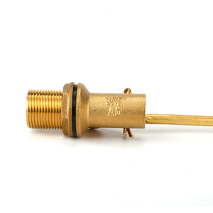1/2&quot;-1&quot; Brass Float Valve for Tank Toilet Valve Water Level Control Sand <strong>Blasting</strong> Nature Brass Color Shut-<strong>off</strong> Valve - Product Image 2