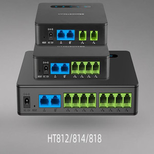 Adattatore Gateway vocale telefonico Ata Ht812 gateway Power Flow Network Built Nat Router analogico - Product Image 6