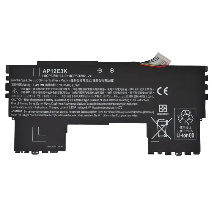 Mới chính hãng ap12e3k Pin cho Acer Aspire S7 S7-191 Ultrabook (11-inch) loạt 7.4V 3790mAh 28wh Pin máy tính xách tay