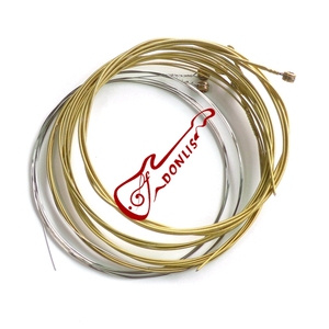 Cuerdas de guitarra acústica para principiantes, juego de cuerdas de guitarra acústica de calibre 011, 6 cuerdas, barata de fábrica - Product Image 3