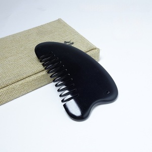 Guashaスクレーピングマッサージツール天然ビアンストーンGua Shaボード、顔、背中、首、肩のSPA鍼治療 - Product Image 4