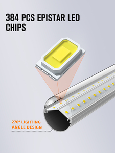 8FT <strong>Led</strong> Tube Light FA8 Single Pin V Shaped Cover <strong>8</strong>' <strong>Led</strong> Bulbs Replacement T8 T10 <strong>T12</strong> Fluorescent Light - Product Image 3
