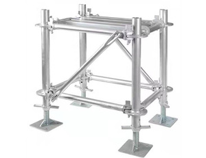 Sistema Ringlock de soporte diagonal horizontal, andamio Ledger, fácil construcción, sistema de andamio Ringlock para la construcción - Product Image 3