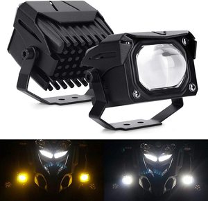 2022 yeni ürün RGB U9 çift renkli LED çalışma ışık spot led mini projektör lens - Product Image 3