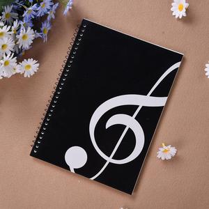 LABON-Cuaderno de hojas de música en espiral, cuaderno de ejercicio de papel, manual, usado para composición de música, escritura de doble cara - Product Image 2