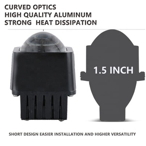 IDISON J3 fabrika özelleştirme Led matris modülü Lens yükseltme yüksek ışın 6500Lux 12v Volta Mini LED projektör Lens - Product Image 6