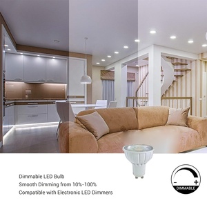 Benory 24V หรี่แสงได้ Mr16 Gu10 350mA 2700K 3000K 4000K Cri90 8W ใช้ได้กับต้นไม้ loxone PWM KNX Dali LIGHTING SYSTEM GU10 LED - Product Image 3