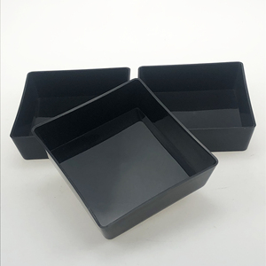 定制聚丙烯塑料小方片上菜盘盒托盘 - Product Image 4