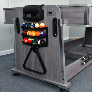 Custom-Size 4-in-1 Rotating <strong>Multi</strong> <strong>Game</strong> <strong>Table</strong> Combo for Billiards &amp; Pool Sports Fans - Product Image 5