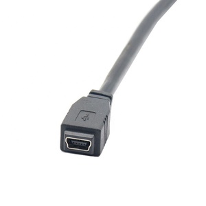 Siyah usb 2.0 mini 5 pin mini usb am-bm kablo usb2.0 erkek kadın uzatma kablosu 0.5m 1 metre - Product Image 3