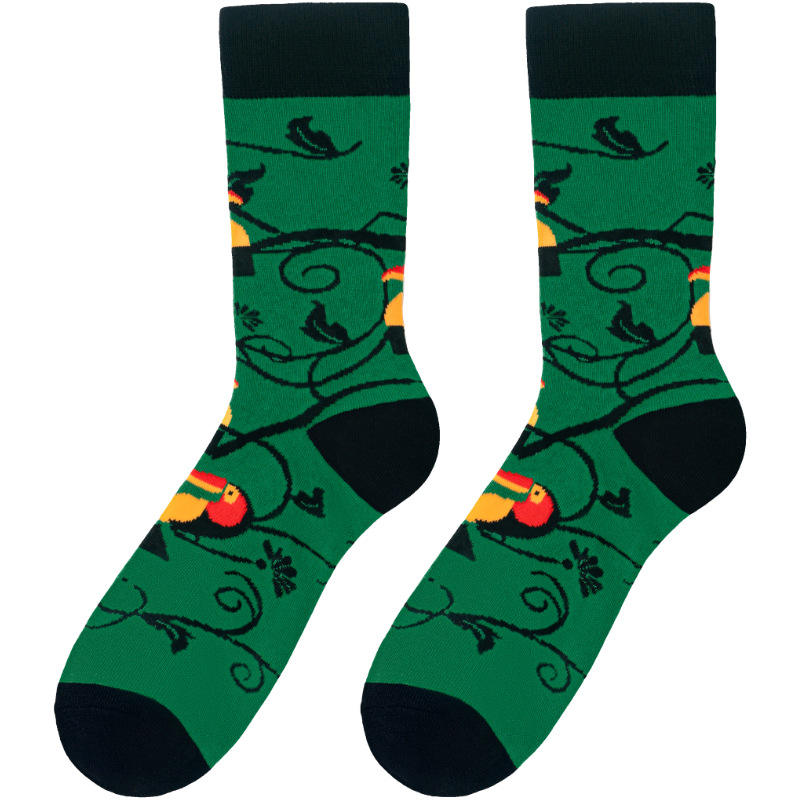 Pájaro verde oscuro.