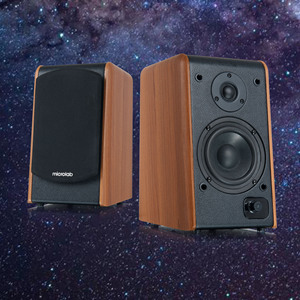 微型实验室立体声书架扬声器B77BT带蓝牙 - Product Image 6