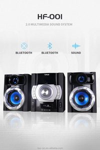 HF-001(2.0)(2.1) ระบบ Micro HiFi เสียง Combo ระบบมินิที่มี BT/FM/USB/MP3 /Sd/ การควบคุมระยะไกล - Product Image 5