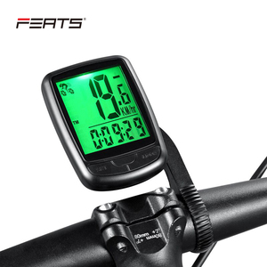 FERTS防水21機能Cyclecomputer防水IPX4サイクリングコンピューター自転車メーターストップウォッチ - Product Image 1