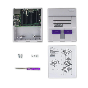 Super Kuma 9000 Raspberry Pi Case mit Power-und Reset-Tasten für Himbeer-Pi 3b/b