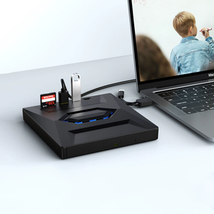 5in1 USB 3.0型外部光盘RW光盘驱动器，带SD/TF端口光盘刻录机笔记本电脑超级驱动器 - Product Image 5